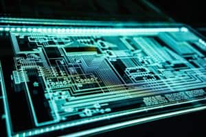 Teal LED panel teal LED panel